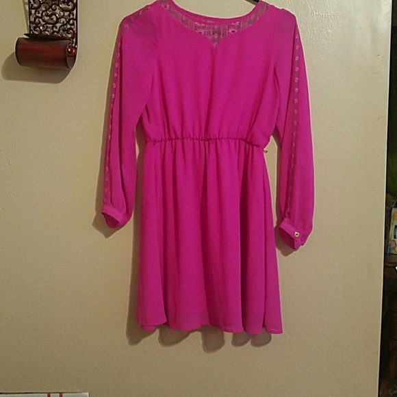 Hot Pink Dresses for Juniors